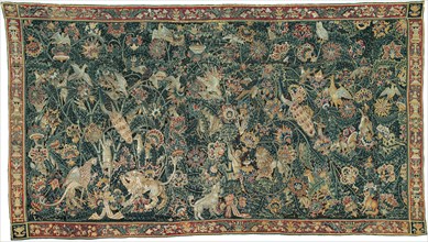 Large Leaf Verdure with Animals and Birds, 1525/50, Tournai or possibly Bruges, Southern
