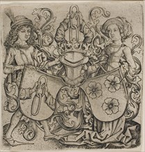 Coat of Arms of Rohrbach and Eilge von Holzhausen, after 1470, Master bxg (German, active ca.