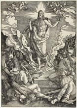 The Resurrection, from The Large Passion, 1510, published 1511, Albrecht Dürer, German, 1471-1528,