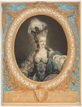 Marie Antoinette, 1777, Jean Francois Janinet (French, 1752-1814), After Jean-Baptiste-André