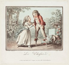 The Stilts, n.d., Louis-Marin Bonnet (French, 1736-1793), after Jean Baptiste Huet (French,