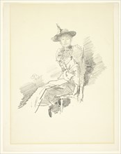 The Winged Hat, 1890, James McNeill Whistler, American, 1834-1903, United States, Transfer