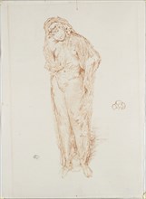 Draped Figure, Standing, 1891, James McNeill Whistler, American, 1834-1903, United States,