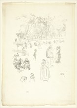 Nursemaids: Les Bonnes du Luxembourg, 1894, James McNeill Whistler, American, 1834-1903, United