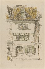 Yellow House, Lannion, 1893, James McNeill Whistler, Printed by Henry Belfond, American, 1834-1903,