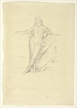 Little Draped Figure, Leaning, 1893, James McNeill Whistler, American, 1834-1903, United States,