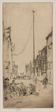 The Venetian Mast, 1879/80, James McNeill Whistler, American, 1834-1903, United States, Etching and