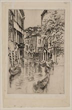 Quiet Canal, 1879/80, James McNeill Whistler, American, 1834-1903, United States, Etching and