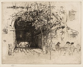 The Traghetto, No. 2, 1880, James McNeill Whistler, American, 1834-1903, United States, Etching and