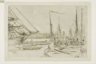 From Billingsgate, 1876/77, James McNeill Whistler, American, 1834-1903, United States, Drypoint in