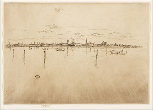 The Little Venice, 1880, James McNeill Whistler, American, 1834-1903, United States, Etching in