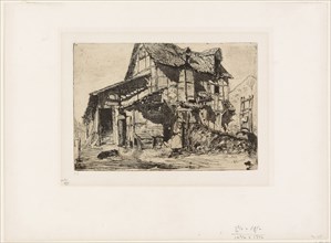 The Unsafe Tenement, 1858, James McNeill Whistler, American, 1834-1903, United States, Etching with