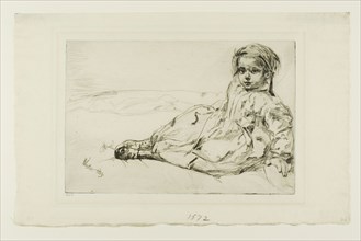 Bibi Valentin, 1859, James McNeill Whistler, American, 1834-1903, United States, Etching and