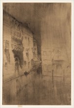 Nocturne: Palaces, 1879/80, James McNeill Whistler, American, 1834-1903, United States, Etching and