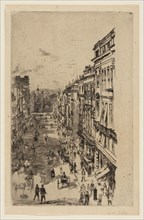 St. James’s Street, 1878, James McNeill Whistler, American, 1834-1903, United States, Etching and