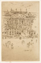 Grand’ Place, Brussels, 1887, James McNeill Whistler, American, 1834-1903, United States, Etching