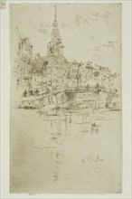 Church, Amsterdam, 1889, James McNeill Whistler, American, 1834-1903, United States, Etching with