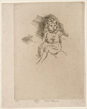 Baby Pettigrew, 1887, James McNeill Whistler, American, 1834-1903, United States, Etching with foul