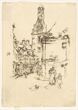 The Clock Tower, Amboise, 1888, James McNeill Whistler, American, 1834-1903, United States, Etching
