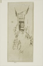 Fleur-de-lys Passage, 1887, James McNeill Whistler, American, 1834-1903, United States, Etching and