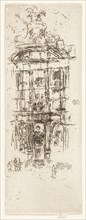 Gold House, Brussels, 1887, James McNeill Whistler, American, 1834-1903, United States, Etching