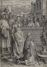 Solomon’s Idolatry, c. 1514, Lucas van Leyden, Netherlandish, c. 1494-1533, Netherlands, Woodcut in