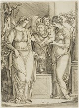 Sacrifice to Priapus, the larger plate, 1499/1501, Jacopo de’ Barbari, Italian, 1460/70-before July