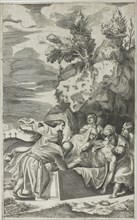 The Entombment, 1563, Giulio di Antonio Bonasone (Italian, about 1510–after 1576), after Titian