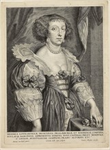 Henriette de Lorraine, n.d., Cornelis Galle II (Flemish, 1615-1678), after Anthony van Dyck