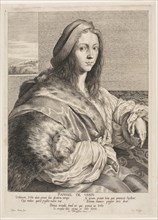 Portrait of Raphael, n.d., Paul Pontius, Flemish, 1603-1658, Flanders, Engraving on paper, 221 ×
