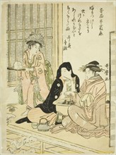 Love in Rain, Snow and Hail (Ame yuki arare ni yosuru koi), c. 1785, Kitagawa Utamaro ??? ??,