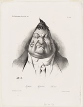 The Past, the Present, the Future, plate 349, 1834, Honoré Victorin Daumier, French, 1808-1879,