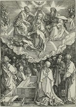 Assumption and Coronation of the Virgin, from The Life of the Virgin, 1510, Albrecht Dürer, German,