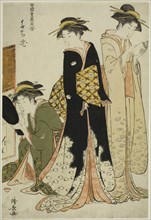 Entertainers of the Tachibana, from the series A Collection of Contemporary Beauties of the
