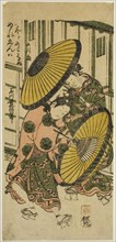 Rain in the Fifth Month (Samidare), c. 1755, Ishikawa Toyonobu, Japanese, 1711-1785, Japan, Color