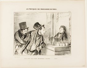 Everything is Paid for? And We Didn’t Insult Anyone… Bye, plate 31 from Types Parisiens, 1839,