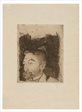 Portrait of Stéphane Mallarmé, 1891, printed 1919, Paul Gauguin, French, 1848-1903, France,