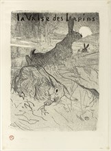The Rabbits’ Waltz, 1895, Henri de Toulouse-Lautrec, French, 1864-1901, France, Lithograph on cream