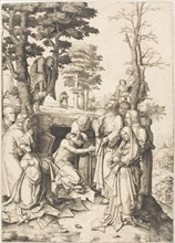 The Raising of Lazarus, c. 1507, Lucas van Leyden, Netherlandish, c. 1494-1533, Netherlands,
