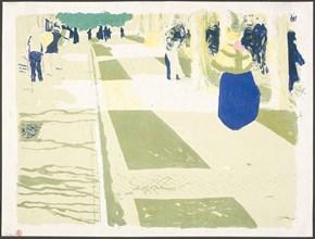 The Avenue, plate two from Landscapes and Interiors, 1899, Edouard Vuillard (French, 1868-1940),