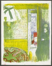 Interior with Hanging Lamp, 1899, Edouard Vuillard (French, 1868-1940), printed by Auguste Clot