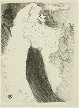 Eccentric Dance, 1894, Henri de Toulouse-Lautrec, French, 1864-1901, France, Lithograph on ivory