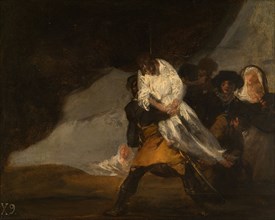 The Hanged Monk, c. 1810, Francisco José de Goya y Lucientes, Spanish, 1746-1828, Spain, Oil on