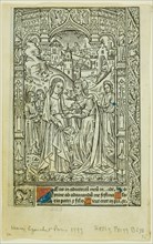 Visitation, from Book of Hours, n.d., Philippe Pigouchet (French, active 1488-1518), published by