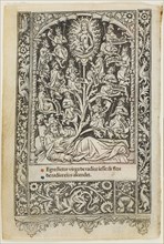 The Tree of Jesse, from a Book of Hours, n.d., Thielmann Kerver, German, flourished 1497-1524,