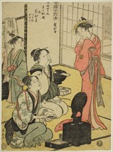 Hairdressing Room (Kamibeya), from the series Ten Kinds of Incense in the Pleasure Quarters (Seiro
