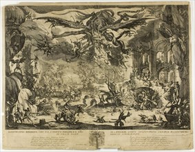 The Temptation of Saint Anthony, c. 1635, Jacques Callot, French, 1592-1635, France, Engraving on