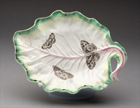 Tobacco Leaf Dish, c. 1760, Worcester Porcelain Factory, Worcester, England, founded 1751,
