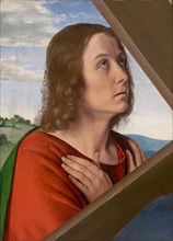Fragment from Christ Carrying the Cross: Saint John the Evangelist, 1500/05, Jean Hey, known as the
