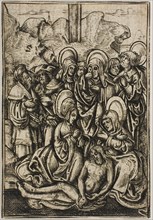 Lamentation Over Christ, 1500/25, Master S, Netherlandish, active 1500-1525, Netherlands, Engraving